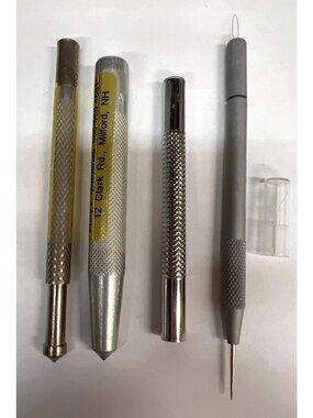 4-Piece Metal Hand Tool Set For Crafting Punching And Marking